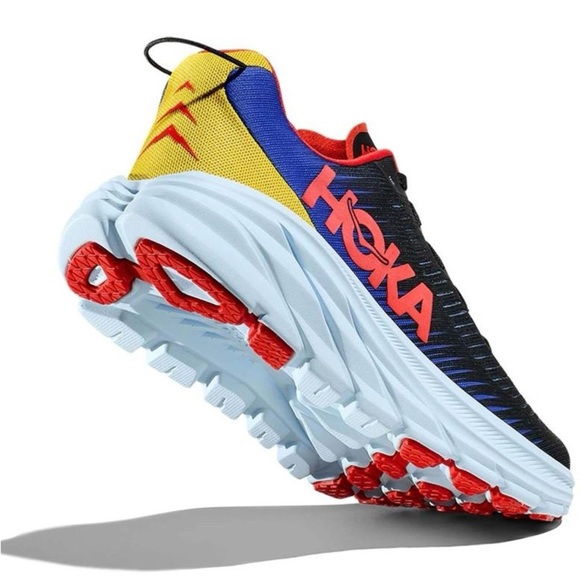 Hoka Rincon 3 Men’s Running Shoes | Color: Black/Dazzling Blue | PREOWNED!!🔥👟 - Picture 5 of 16